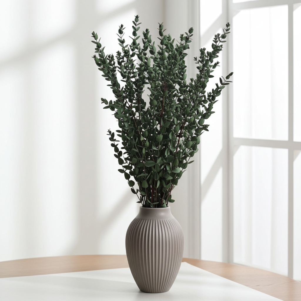 Stabilizovaný Eukalyptus Parvifoglia zelený – přírodní dekorace